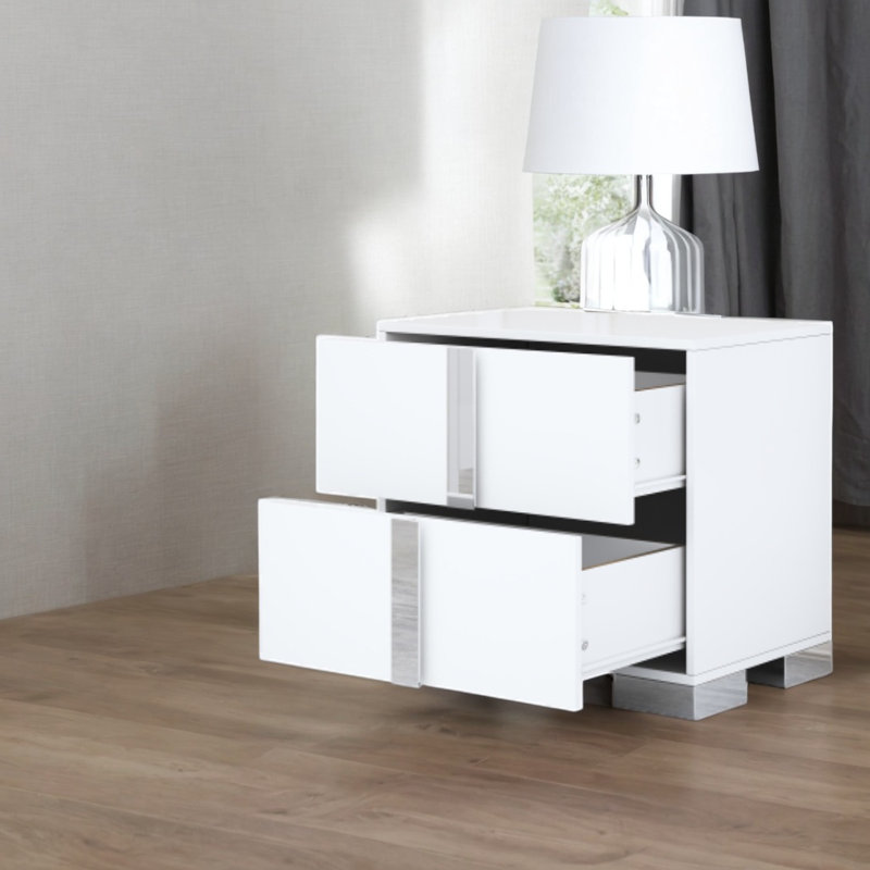 23.31'' W Nightstand, White