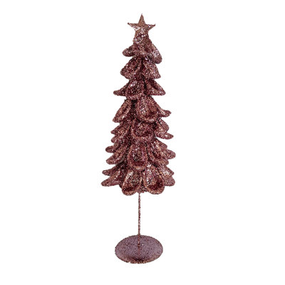 Mesh Ruff Trees - Set of 4 - Pink