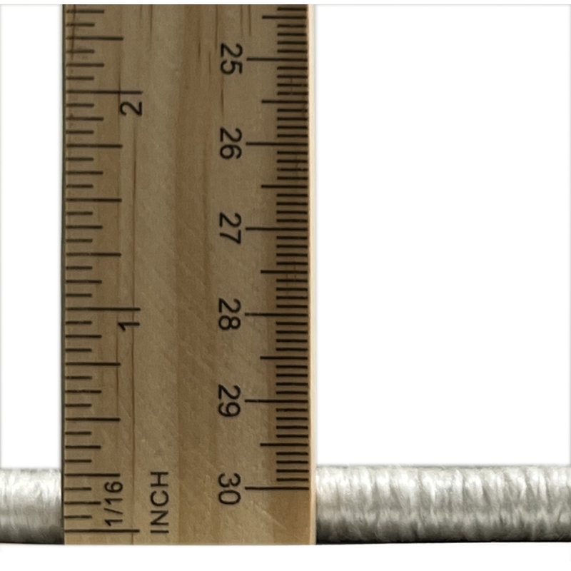 Tapis contemporain gris, Carré 6 pi