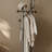 Dual Pole Stainless Steel Coat Rack