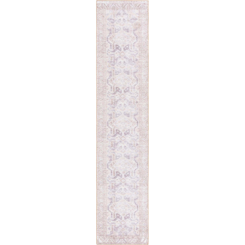 Chenille Geometric Indoor Rug, Runner 2'6" x 12'
