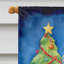 Drapeau de Noël maison de renne-112702321
