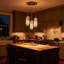 Lustre suspendu en cristal 3 lumières Modern