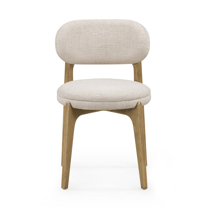 Chaise de salle à manger Caleb Performance, Crème, crème