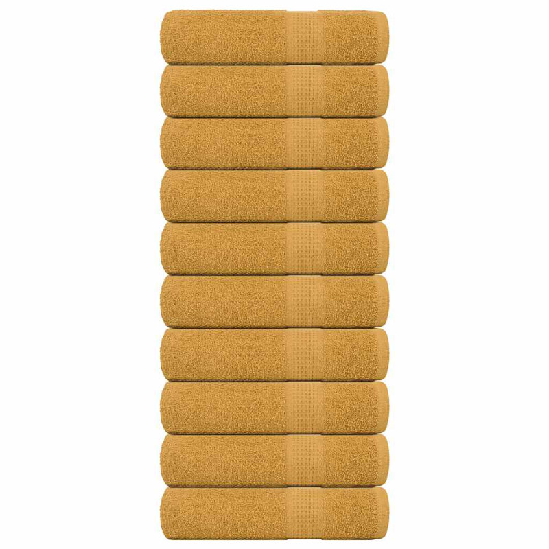 Vanturi 100% Cotton Hand Towel, Gold