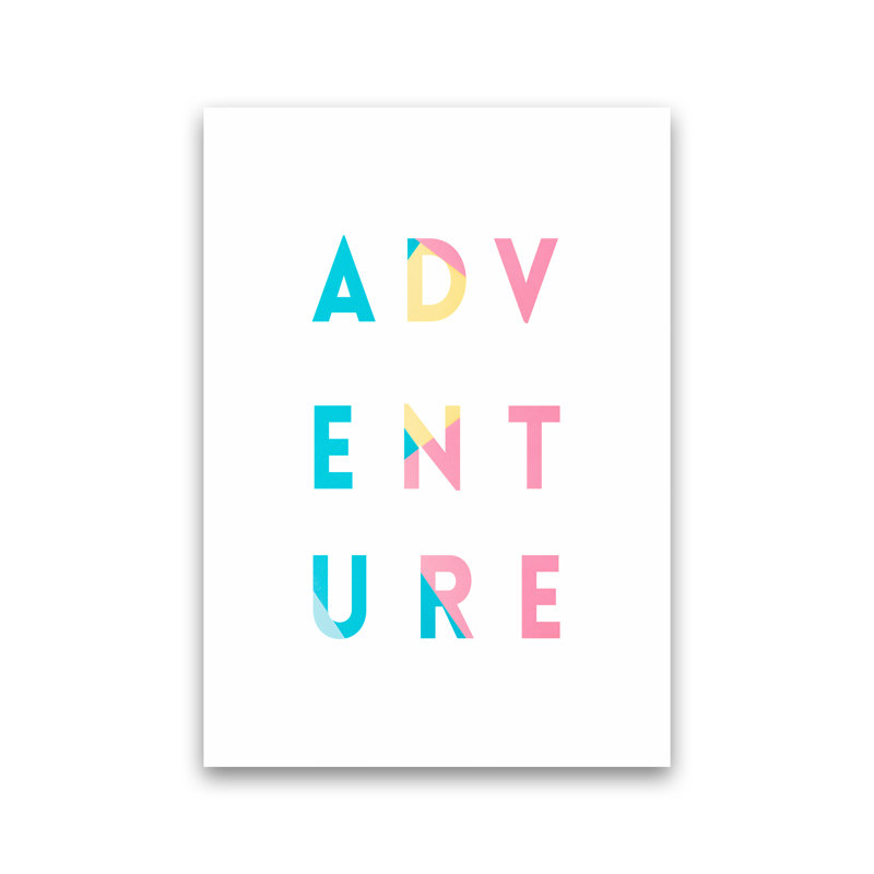 Adventure In Colours - Print, 30cm H x 21cm W x 1cm D, No Framed