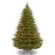 9' Artificial Fir Christmas Tree with Clear Lights