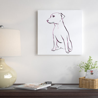 « assis rose’assis' », impression sur toile