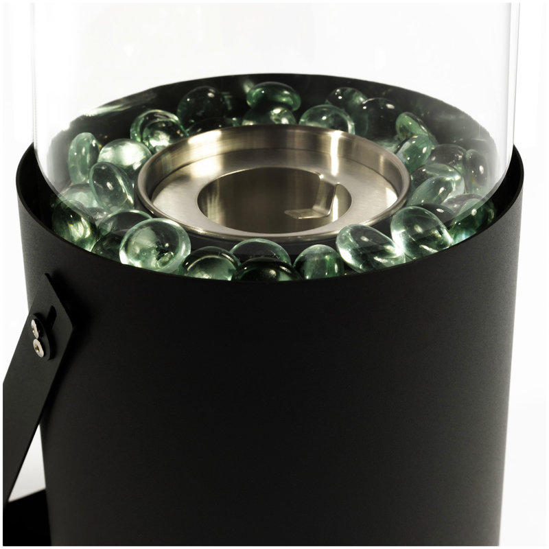 Black Ethanol Fire Pit