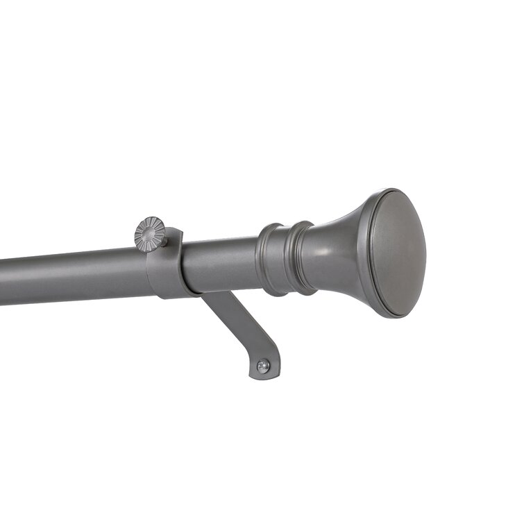 Abdul-Kareem Adjustable 1" Single Curtain Rod