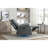 Gray 270 Degree Swivel Glider Power Chair With Bluetooth Speaker-674563103