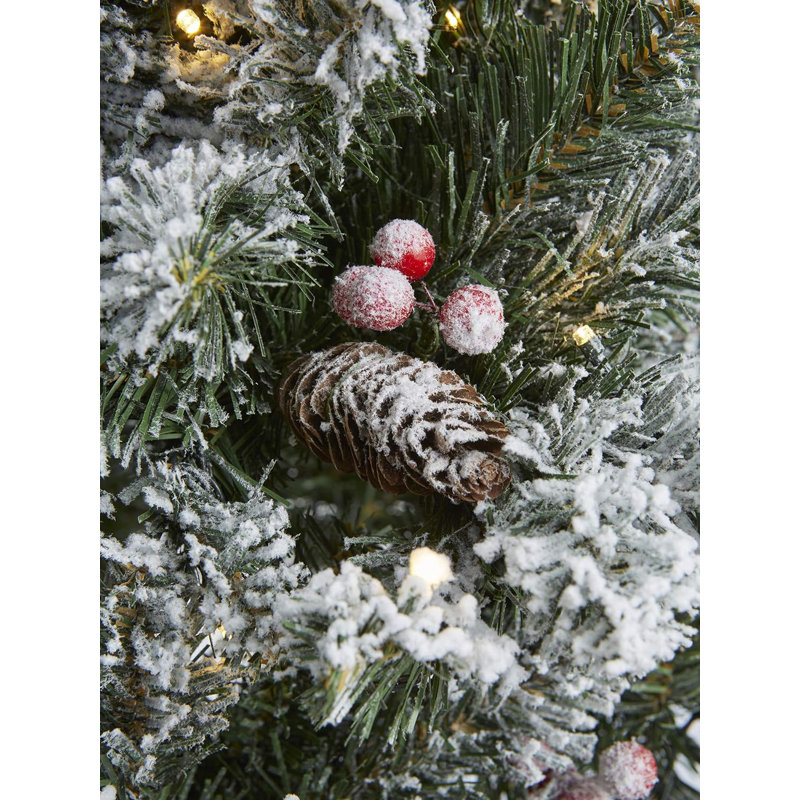 2.36' H Lighted Artificial Pine Christmas Tree