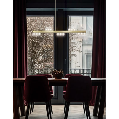 Raleigh Linear Pendant - 15 Light