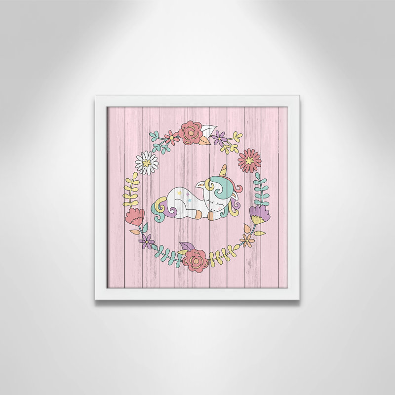 Décoration murale pour enfants, Encadré de boîte blanc, H 13 po x l 13 po x P 1,19 po