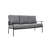 Graff 5-Person Patio Sofa and Loveseat Conversation Set with Cushions-613336833