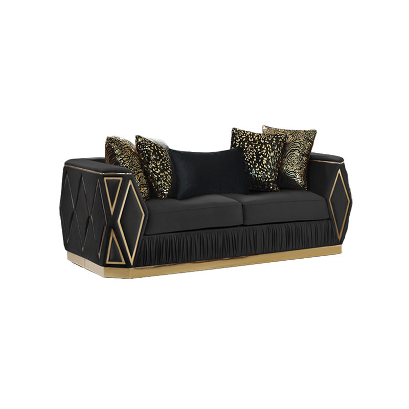 Dulaney Sofa Black, Black