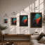 Angular Geometry Geometric - Print-312976933-312976935