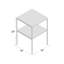 Piet Marble End Table