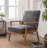 Beachwood Upholstered Armchair-297072042