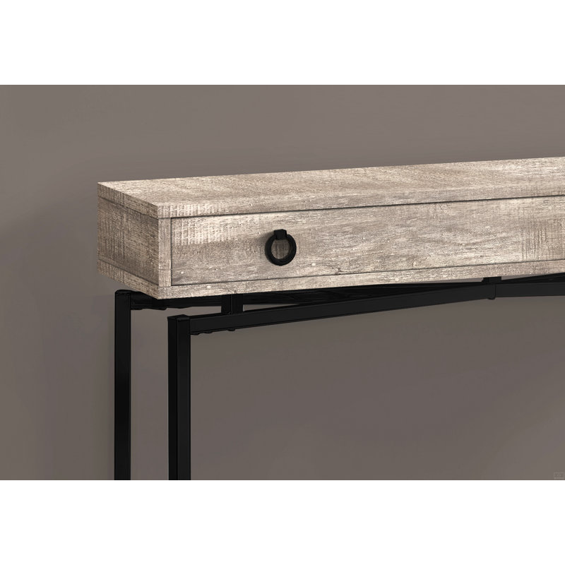 Accent Table, Console, Entryway, Narrow, Light Gray