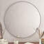 Miroir de salle de bain rond en métal argenté de 36 pouces pour mur, durable et facile à installer avec un film incassable-790605807-792851075-792851078