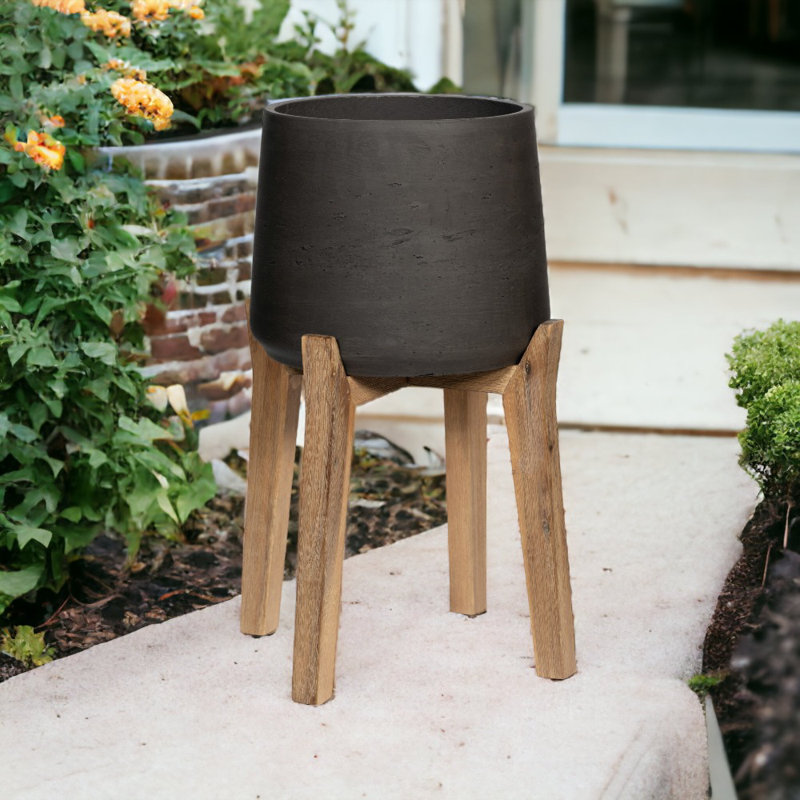 Handmade Planter Box, Black
