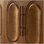 Buffet moderne sans poignée avec tablette réglable, parfait pour le rangement de la salle à manger et du vestibule