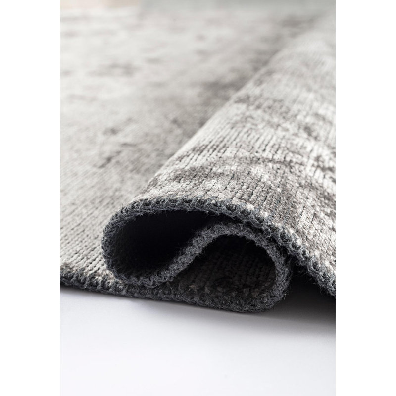 Rapture Area Rug in Gray, Rectangle 9'10" x 14'