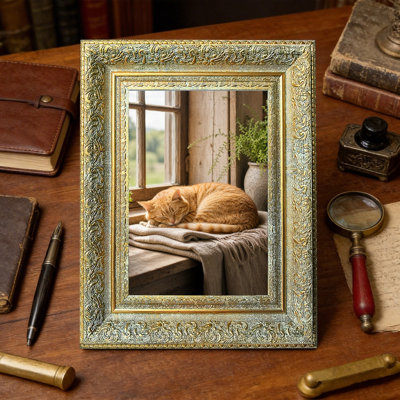 Cadre 3 pièces Home Antique Gold