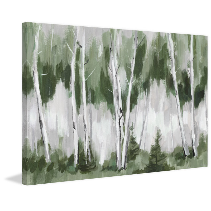 Dark And Deep - Wrapped Canvas Painting, 25cm H x 38cm W x 3.81cm D