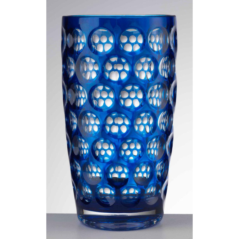 Lente Drinking Glass, Royal Blue