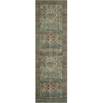 Rubber Backed Area Rug, 58 x 78 inch (fits 5x7 Area), Beige Geometric, Non  Slip, Kitchen Rugs and Mats