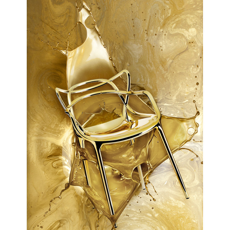 Masters Arm Chair, Gold