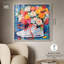 Art mural fantaisiste Sneaker avec fleurs-115127896-115127899