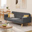 Canapé inclinable moderne à 3 places avec poches latérales pour le salon, la chambre à coucher ou le bureau à domicile-970313370