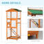 Cage à oiseaux 65 "pour perroquet, perroquet, avec plateau coulissant et 2 portes, orange