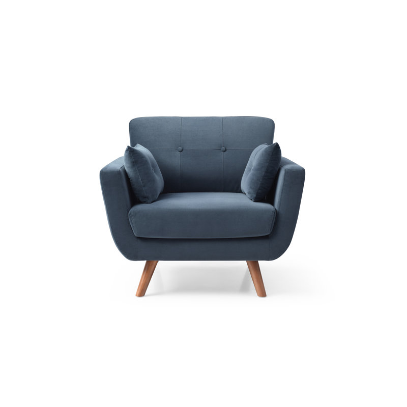 Adaliz Velvet Armchair, Ink