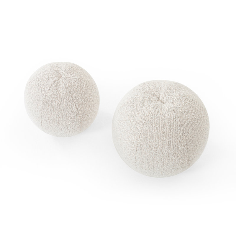 Balle Circular Pillow Cover & Insert, Knoll Natural