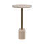Grande table ronde en marbre Belliso, brun-1905904311