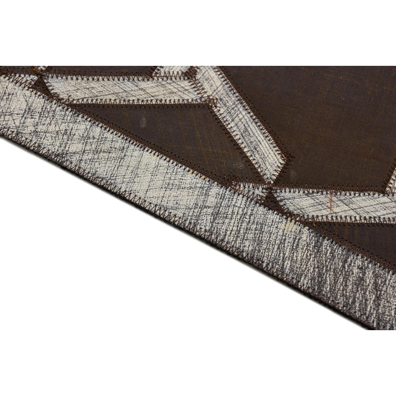 Tapis brun foncé Ortega