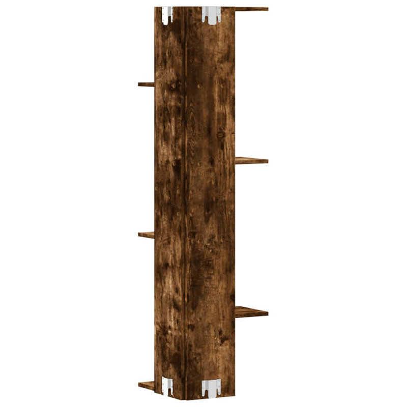Rodaisha Floating Shelf, Smoked Oak