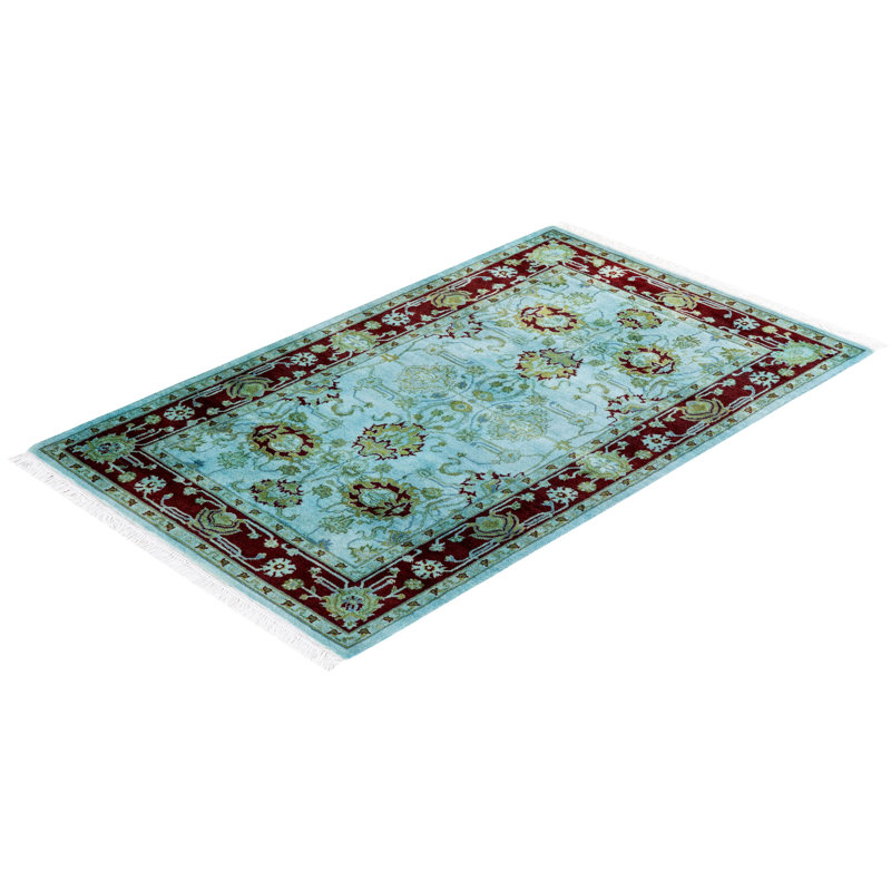 Fine Vibrance One-of-a-Kind 2' 7" X 4' 2" Hand Knotted Area Rug