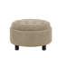 Petite table basse moderne de 25 po avec couvercle réversible et repose-pieds capitonné avec repose-pieds-645425048