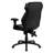 High Back LeatherSoft Executive Swivel Ergonomic Office Chair with Lumbar Support Knob with Arms
