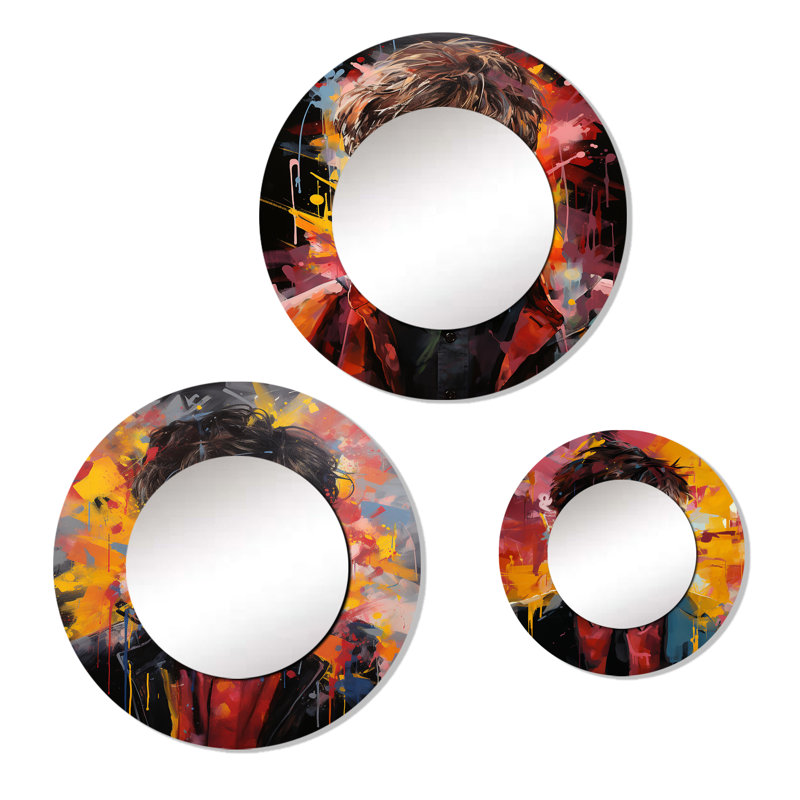 Cantura Metal Round Mirror