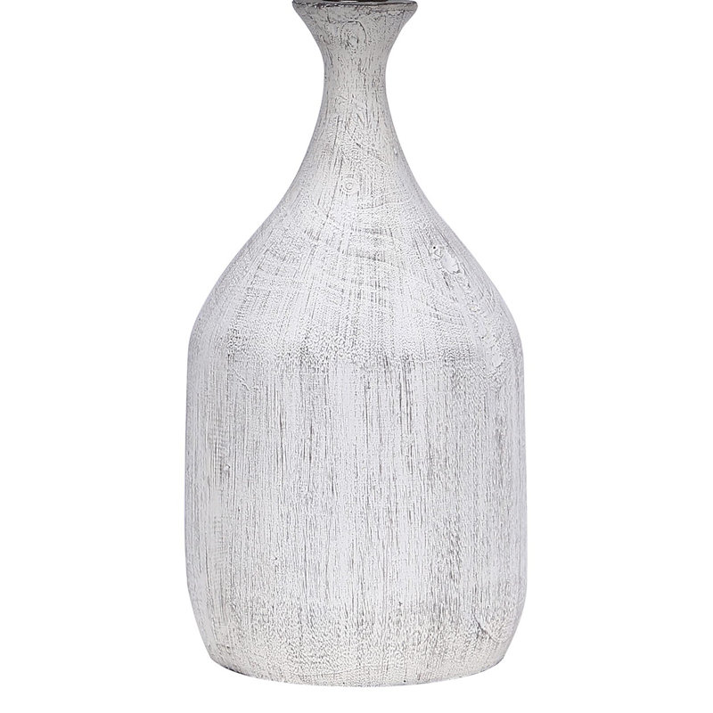 Lampe de table 21,5 po Fairstead, Blanc délavé, Blanc cassé