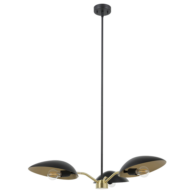 Lustre linéaire moderne à 3 lumières Asha