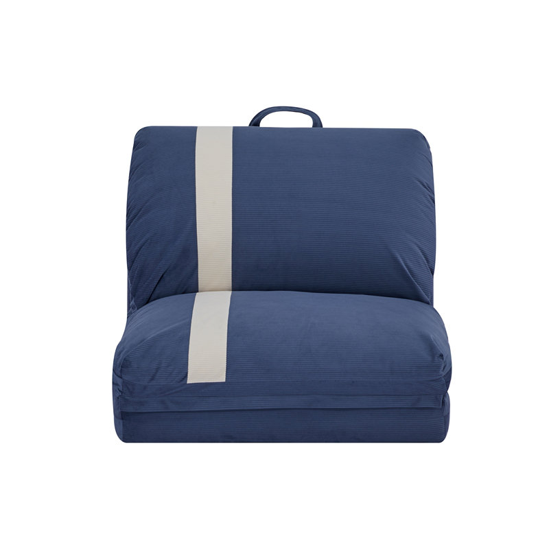 Canapé-lit Modern Modern - Base de coussin et coussin rembourrés en velours côtelé réglable à 6 positions, 5 secondes pliables - peu encombrant pour les petits espaces