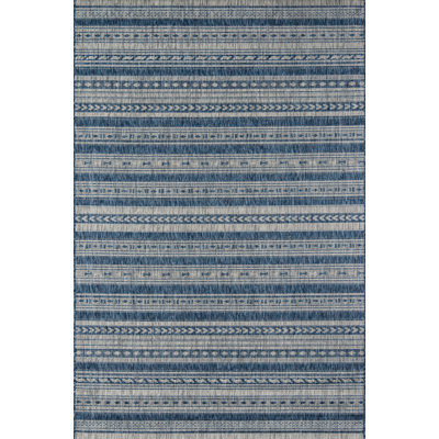 Joyrell Striped Machine Woven Rug 