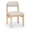 Chaise rembourrée en tissu texturé Frakes-2046438121-2046438120
